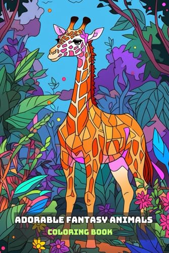 Cute Coloring Book Funny: Adorable Fantasy Animals To Color von Independently published